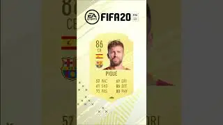 Piqu&eacute; Evolution in FIFA 😳🧱