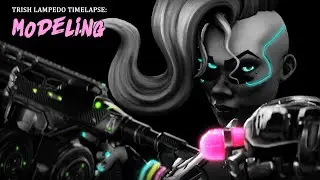 Making of My Cyberpunk OC Timelapse - Part 1: Modeling