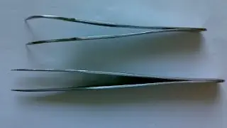 Обзор прямой и угловой пинцеты / Straight and elbow tweezers from GearBest.com