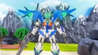 Stop motion Gundam 00 Sky (HGBD) ガンダムダブルオースカイ