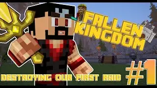 I HAVE CONQUERED OUR FIRST RAID BATTLE! | CaptainSparklez Minecraft Fallen Kingdom Server | Ep #1