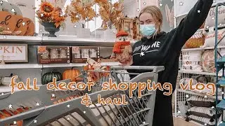 FALL DECOR SHOPPING VLOG & HAUL 2021 | COME FALL DECOR SHOPPING WITH ME 🎃🍂
