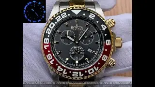 Invicta 29985 Reserve 44mm. Pro Diver SWISS ETA Chronograph Gold Red