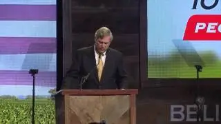 Secretary Vilsack Takes Bell Lap