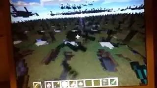 Minecraft 15w46a vanilla 1.9 monsters!!!!