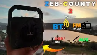 Zeb County 2 Bluetooth Speakers || Unboxing Review || Under Rs. 500