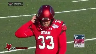 TOM HACKETT Punter #33 Utah Utes vs BYU (Bowl)