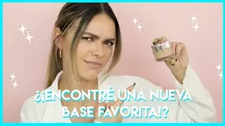 Probando una base de maquillaje que usaron en EUPHORIA