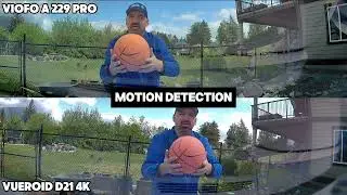 motion detection parking mode Viofo A229 Pro vs Vueroid D21 4K