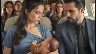 Eine Mutter stillt das Millionärsbaby im Flugzeug, als es unkontrolliert schreit