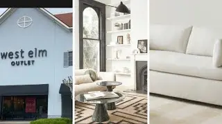 SHOP WITH ME AT WEST ELM | WALK THROUGH WEST ELM OUTLET WITH ME | HIGH END DECOR /FURNITURE
