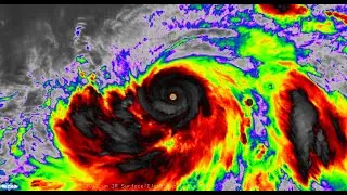 Infrared Satellite Video of Typhoon Dianmu (2004)