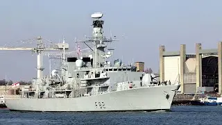 HMS Somerset goes back to sea for the first time in 4 years