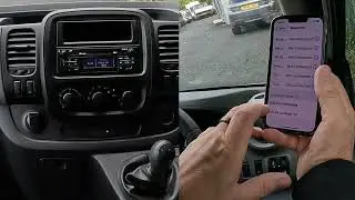 How to Pair a mobile to the bluetooth audio system in a 2018 Renault Trafic Business