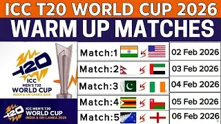 Расписание товарищеских матчей чемпионата мира ICC T20 2026 | Расписание товарищеских матчей чемп...