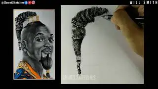 How To Draw Will Smith Easy Step By Step | P1 | Shwet Sketches