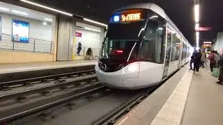 Spot de quelques rames du tram/métro de Rouen à la station Théâtre des Arts