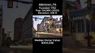 Random US Towns: Allentown, PA #shorts