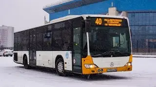 Mercedes Benz O530 Citaro &Uuml; маршрут N40 (Ул Зел&euml;ная-ул Пролетарская) госномер Т762АО39 2008г.в