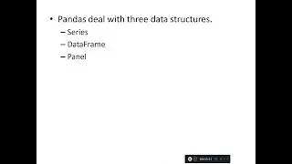 62   Pandas   Introduction   Class1