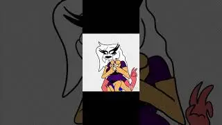 dessin sur tablette #angeladust #hellage #hazbinhotel #ibispaintx #oc