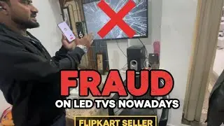Aise karte h Flipkart pe sellers FRAUD LED TV me 😡 #foxsky 