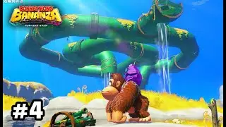 美しすぎる広大な地下世界【DONKEY KONG BANANZA】#4