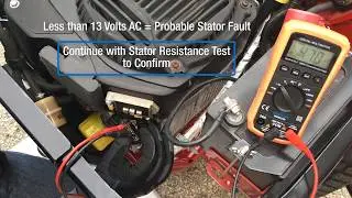 How to Test a KOHLER Stator-Output Test