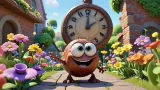 Three Silly Snails Read the Clock | Learn to Tell Time Song for Kids | Fun Rhymes and Baby Songs