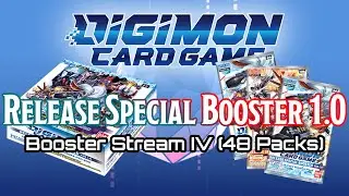 Digimon TCG Booster Stream IV: Release Special Booster 1.0 (48 Packs) - Beelzebae