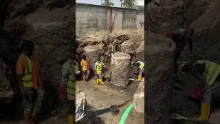 Piling Excavation #pling #mrcondos #shorts