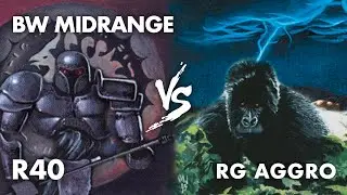 Revised 40 MtG: BW Midrange vs RG Aggro