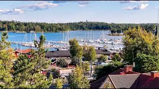 Stockholm Nynäshamn Walk, Beautiful Sunny Afternoon.