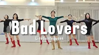 Bad Lovers Line Dance l Intermediate l 배드 러버스 라인댄스 l Linedancequeen l Junghye Yoon