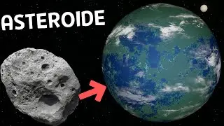He Terraformado un Asteroide en Universe Sandbox