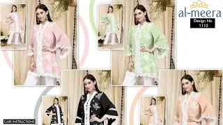 Al Meera by Queen Studio - Designer Tunic embellished with Beautiful Embroidery