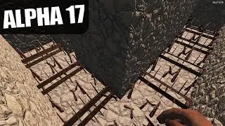 ALPHA 17 | SPIKE MAZE HALLWAYS | 7 Days to Die Alpha 17 Gameplay | S17.3E21