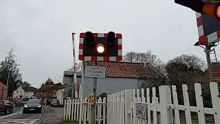 Beccles Ingate Street level crossing  Suffolk