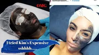 OMG it felt like Bee Sting| Tried Kim Kardarshian's Skin Treatment| gulz_beauty