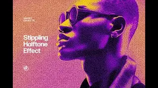 Stippling Halftone Photo Effect Download