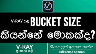 What is Bucket Size in V-Ray 3Ds Max (Sinhala)
