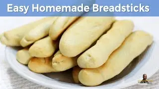 How to Make Breadsticks | Easy Homemade Breadsticks Recipe (Olive Garden Copycat)