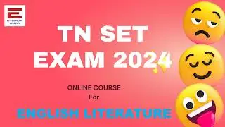 TNSET EXAM 2024 ENGLISH LITERATURE ONLINE COURSE
