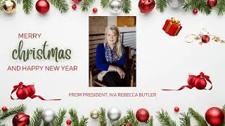 Holiday Wishes From President, Iva Rebecca Butler, Cherokee Association of REALTORS