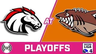 🔴🏈 STALLIONS at SHARKS | Aschaffenburg AT Erlangen | #playoffs #BAYERNLIGA #gfl4 #americanfootball