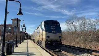 Amtrak 156 in Burke Centre with K5LAM P42 #56