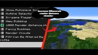 How to increase Render distance chunks in Minecraft PE #minecraft #R.D.C #increase #new #video