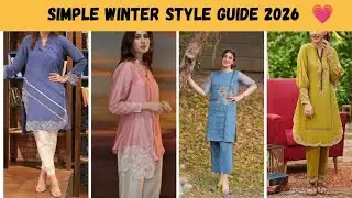 Simple Winter Style Guide 2026||long shirts brand style#neckdesign​#dressdizain