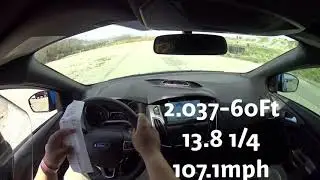 First time at the Drag Strip, Focus RS FBO E30