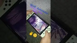 Nier Automata Nintendo Switch OLED Display / Screen gameplay 2b Handheld 30 fps Platinum Games